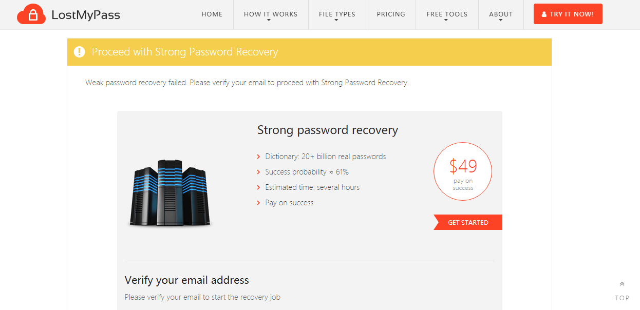 open word with password